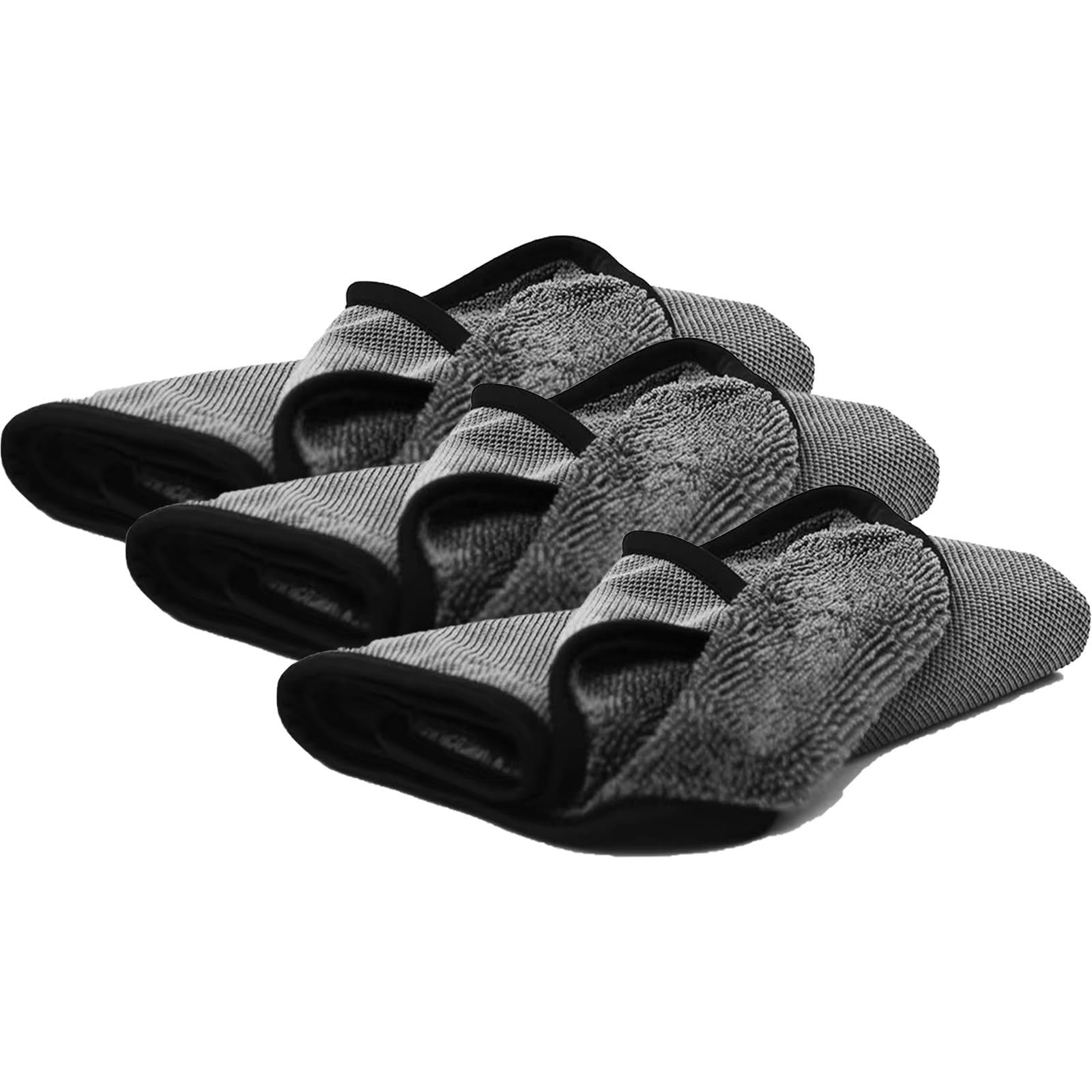 Ręczniki samochodowe Twisted Loop do suszenia, ręcznik samochodowy Twist Ring z mikrofibry do detali samochodowych bez pasków, zarysowań lub plam wodnych(3pack)