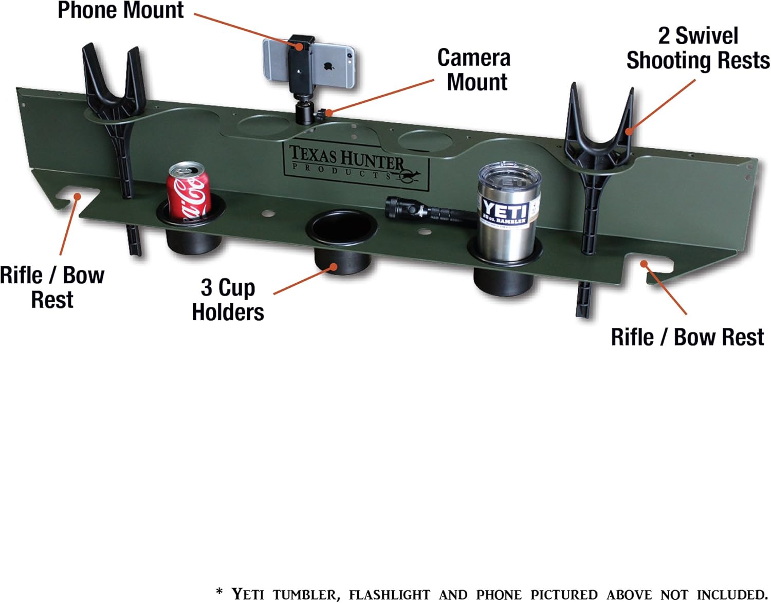 Texas Hunter Sportsman's Deer Blind Shelf & Shooting Rest - Model SS1
