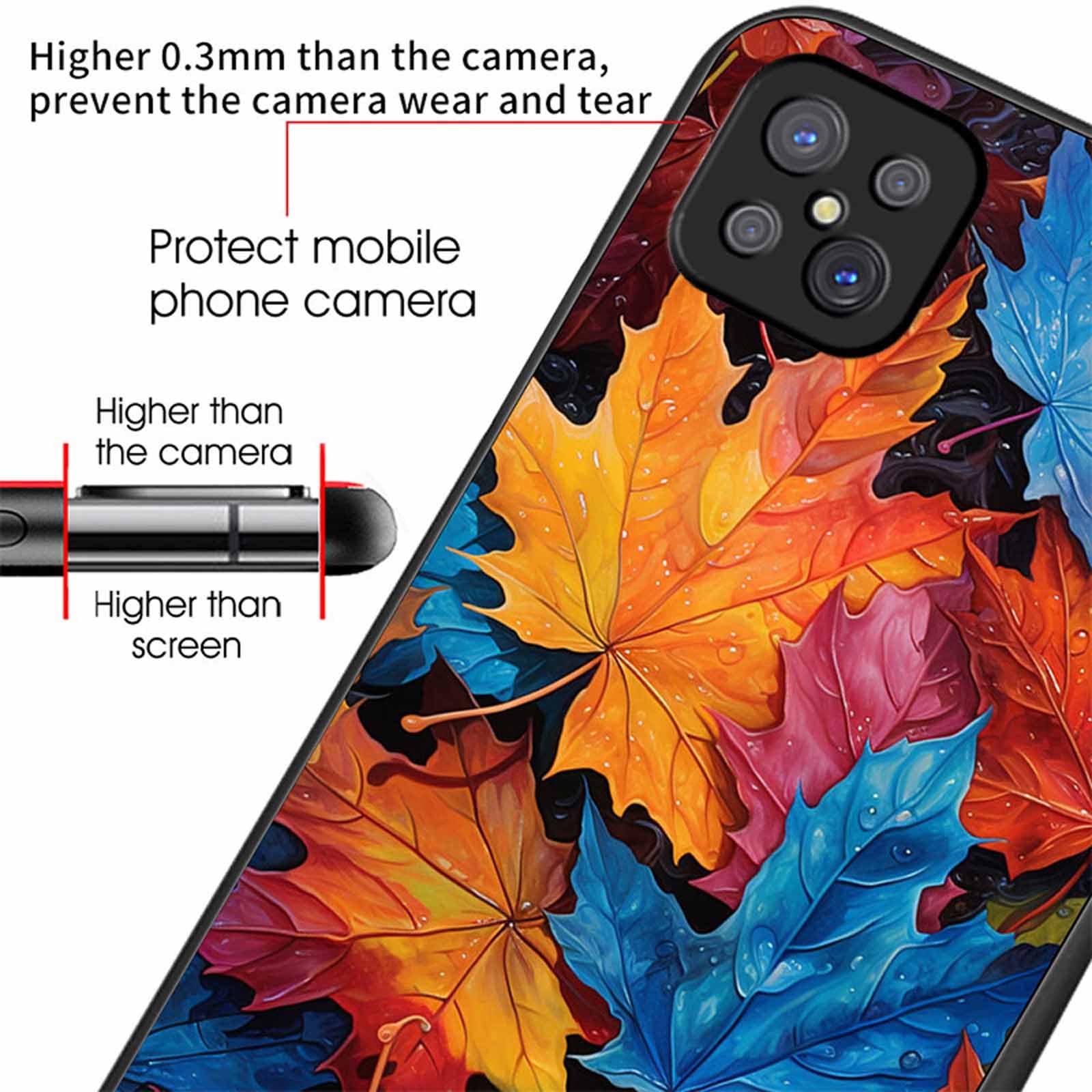 Oppo Reno4 Z 4Z CPH2065 custodia in vetro temperato con venature del