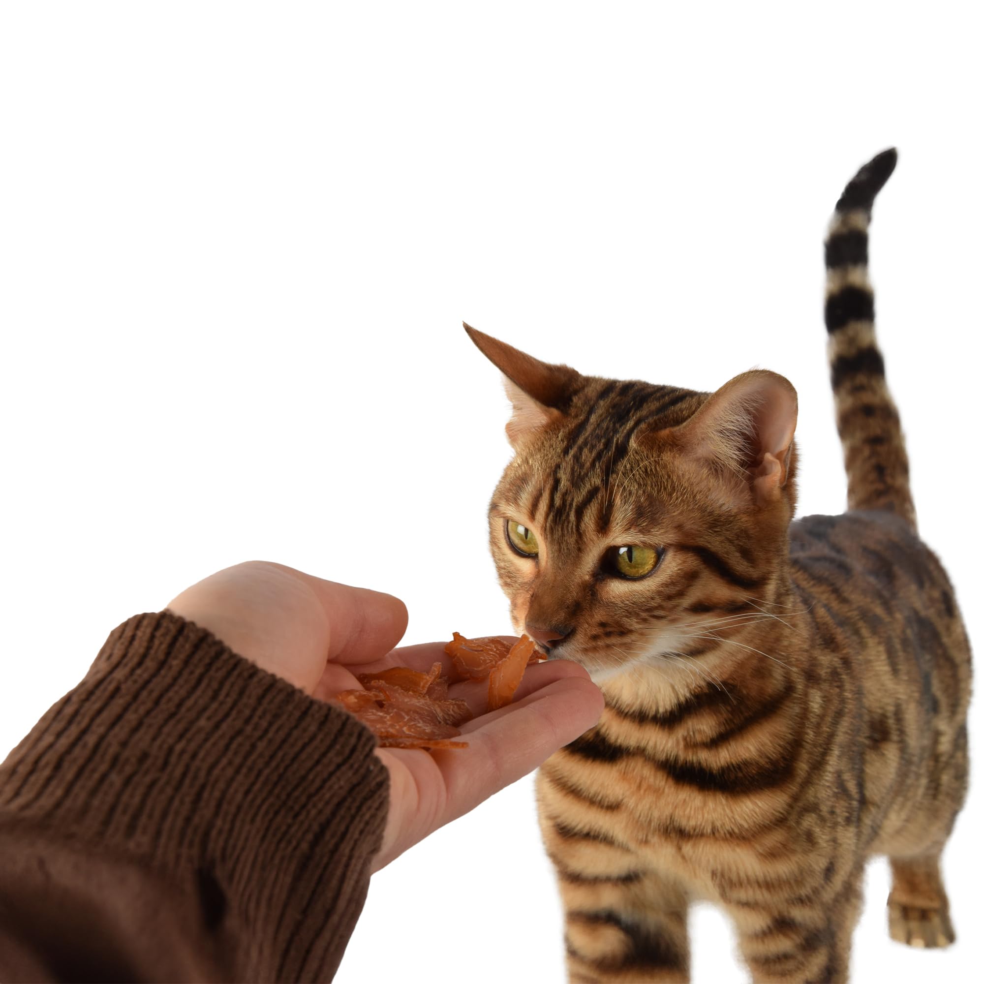 Mega Offre avec 9 Sacs de Snacks pour Chat Au Poulet | Sans Céréales Sans Sucre Ajouté | 85G Par Sac | Friandise Idéale Pour Chats Riches En Protéines, Délicieuses Et Saines Avec Ingrédients