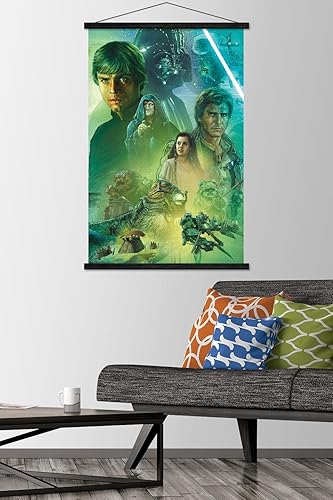 Miniatura 2 de Trends International Star Wars The Return Of The Jedi - Póster mural de celebración, 22.375 x 34 pulgadas, impresión premium y paquete de colgador