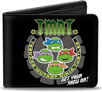 Buckle-Down Teenage Mutant Ninja Turtles Leonardo Bifold Wallet - Vegan Leather, 4x3.5 Inches - View #7