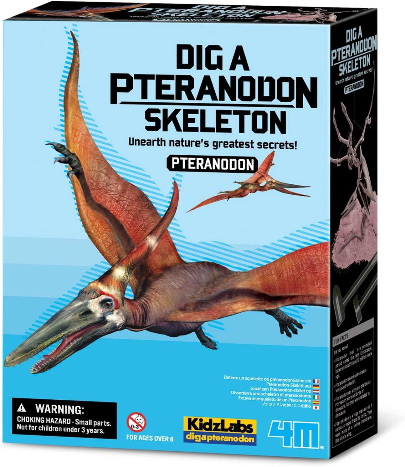 KidzLabs Dig a Pteranodon Skeleton Kit, Fossil Excavation Set, Ages 8+, 1 Piece