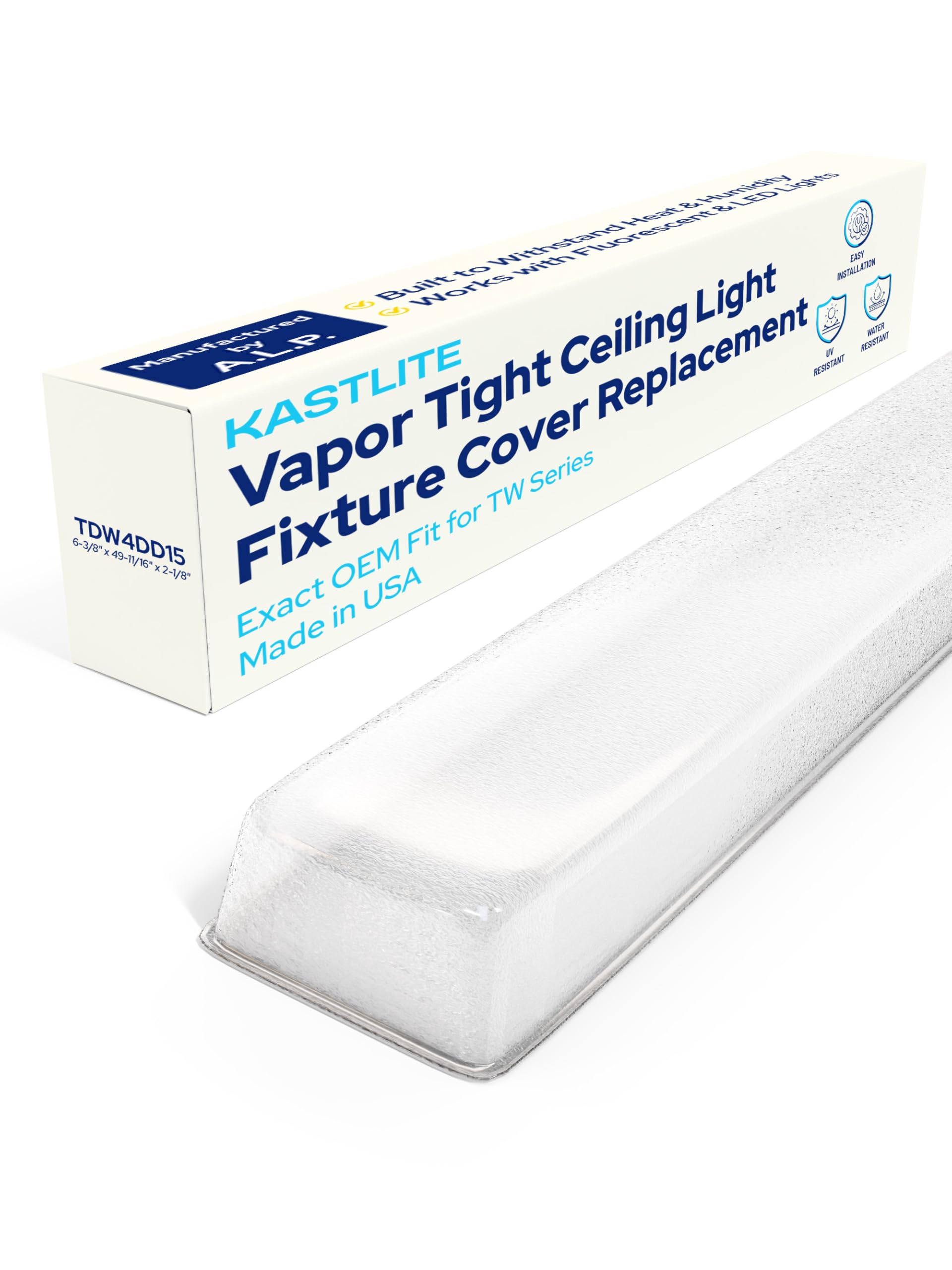 KASTLITE TDW4DD15 ALP Vapor Tight LED & Fluorescent Light Covers