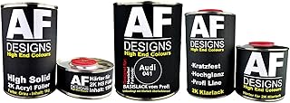 Juego de pintura para Audi 041, color negro, imprimación 2K HS, barniz transparente 2K, resistente a los arañazos, pintura Smart Repair