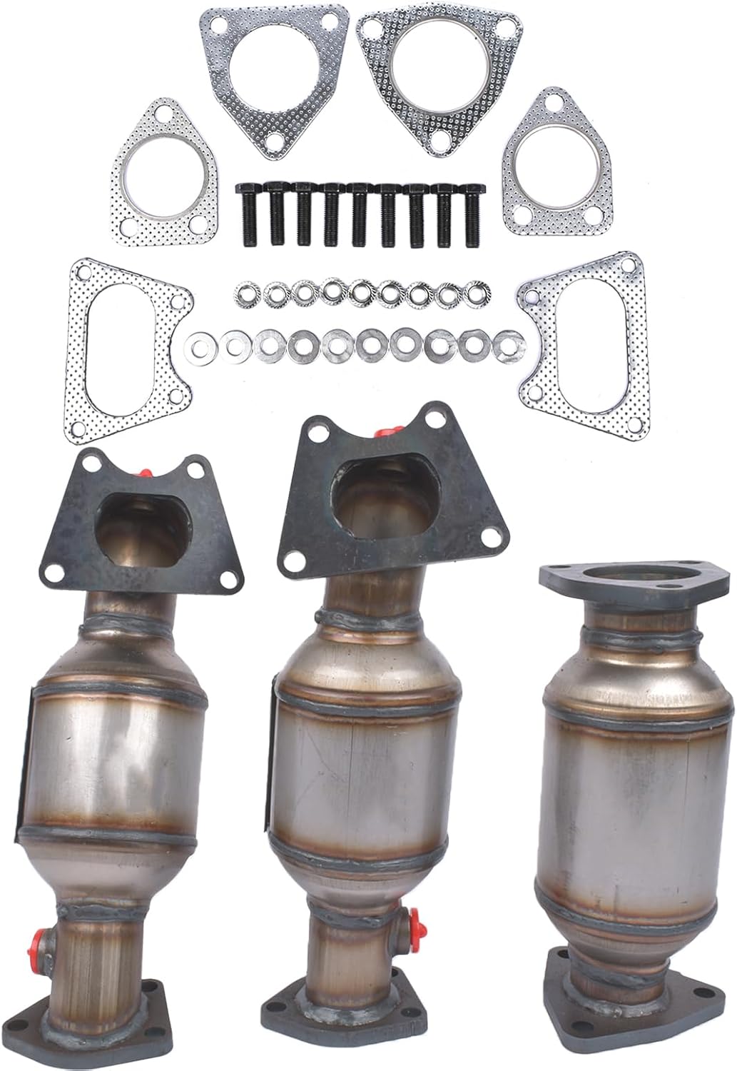 Catalytic Converter Set 1 and 2 LH RH Replacement for Honda Pilot 3.5L 2005-2008 OE# 45106 45107 45108 16450 16451 16351
