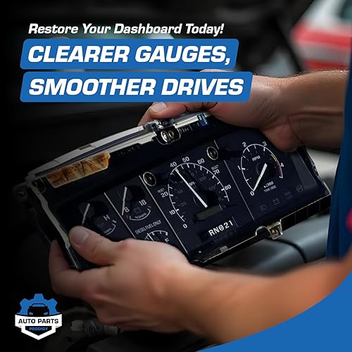 Miniatura 4 de Cubierta de lente de tablero de instrumentos compatible con Ford Bronco F150 F250 F350 E150 E150 E250 E250 E350 1992-1996 Reemplaza OEM #