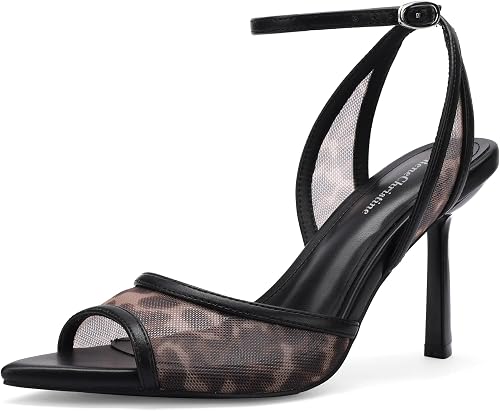 ReneChristine Ladies' Stiletto Heeled Sandals Rubber Sole an