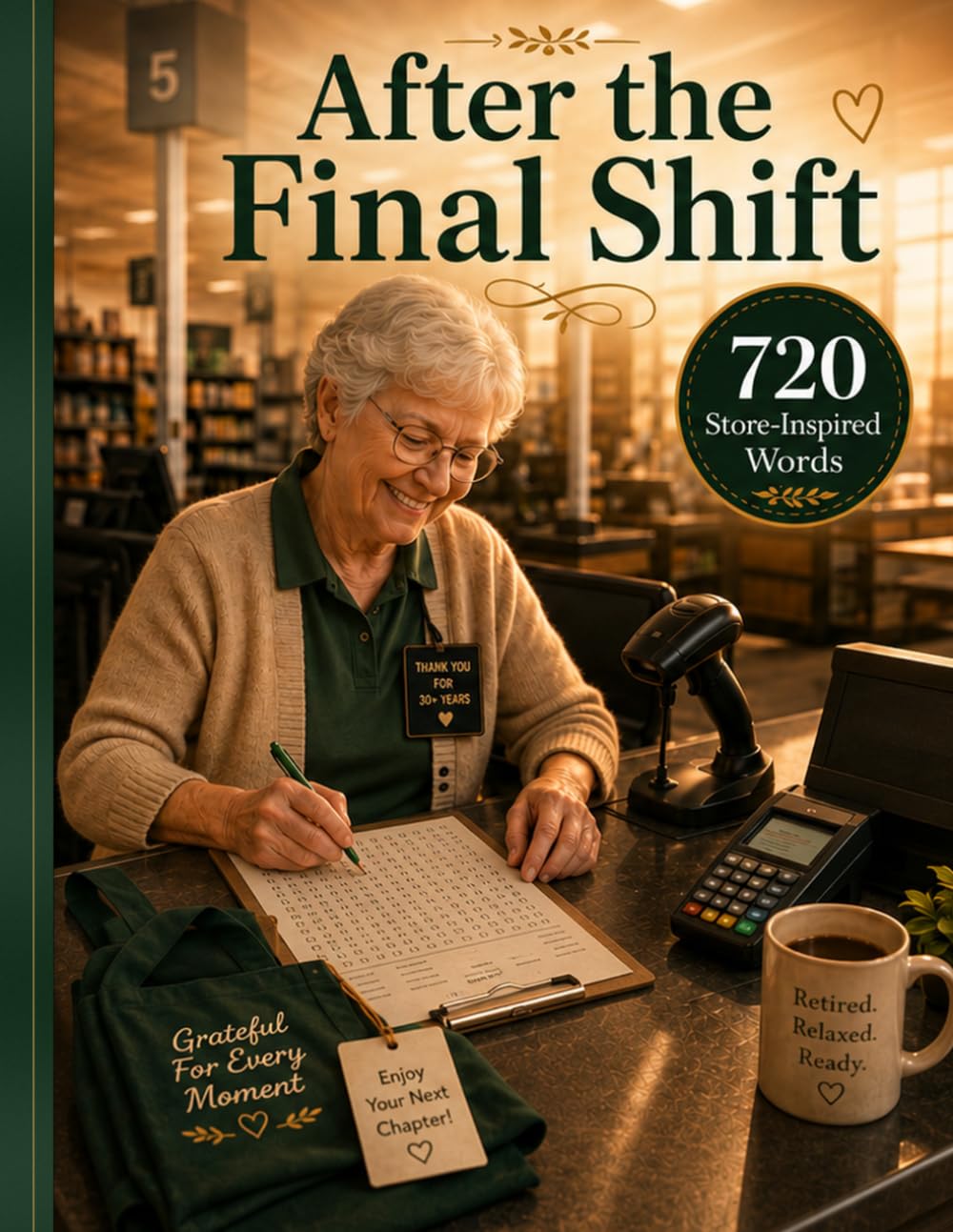 After the Final Shift: A Large Print Word Search Book for Retired Grocery Store Workers, Cashiers, Stockers and Retail Staff