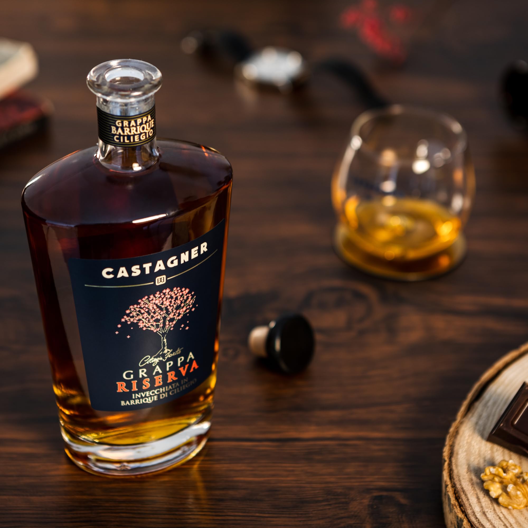 Castagner Grappa Riserva Kirschbarrique 37,5 % vol (1 x 70 cl)