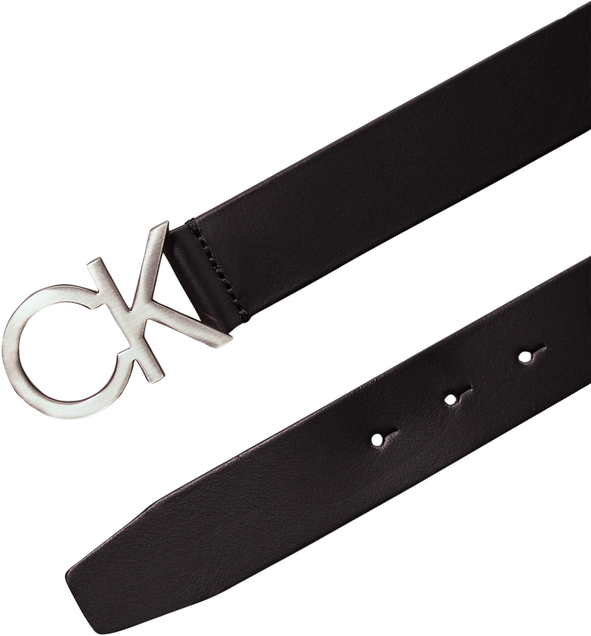Calvin Klein Uomo Cintura Ck Buckle Belt 3.5 cm Cintura in Pelle