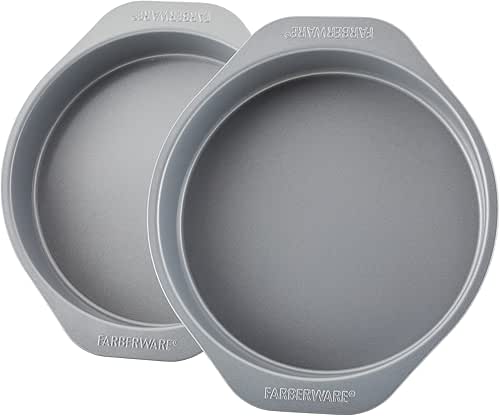 Farberware GoldenBake Bakeware Nonstick Baking Pans/Cake Pan Set, Round, Insulated,