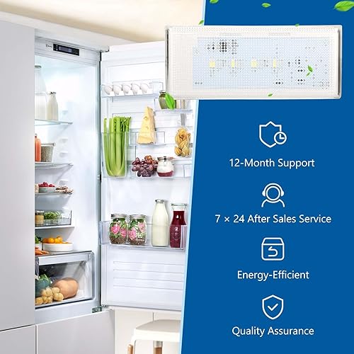 Miniatura 6 de Luz LED principal del refrigerador 2024 en refrigerador para Whirlpool WRS325FDAM02 Whirlpool WRS325FDAM04 WRS325FDAM WRS322FDAM04 WRS322FDAW04