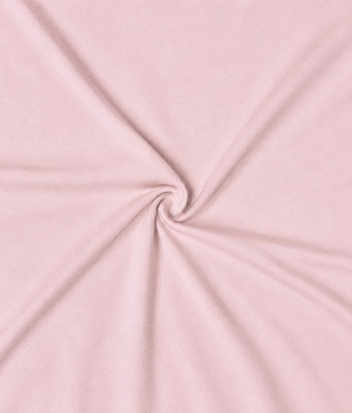 Luxury Stretchy Faux Suede Suedette Fabric Material Rose 10MTR