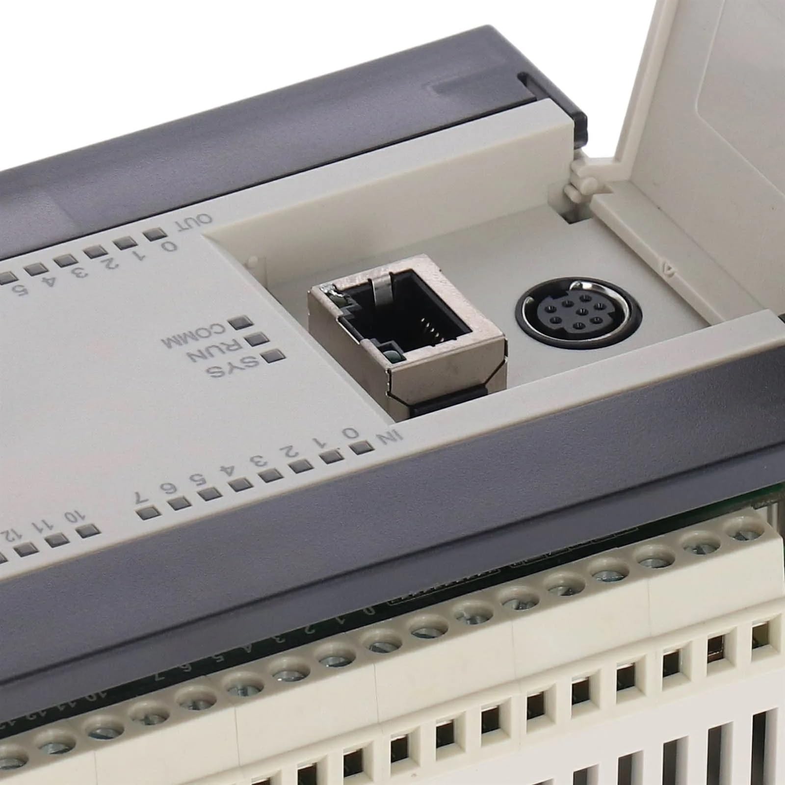 Programowalny sterownik PLC AMX-FX3U-26MR-E przekaźnik z analogowym portem Ethernet DC24V programowalny kontroler sterowanie przemysłowe Bo