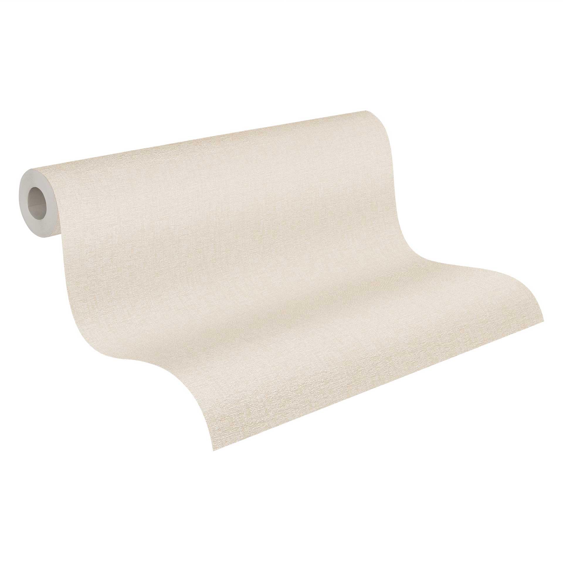 Livingwalls Beige Plain Non-woven Wallpaper 396557 10.05 m x 0.53 m Made in Germany, 53 x 1005 cm
