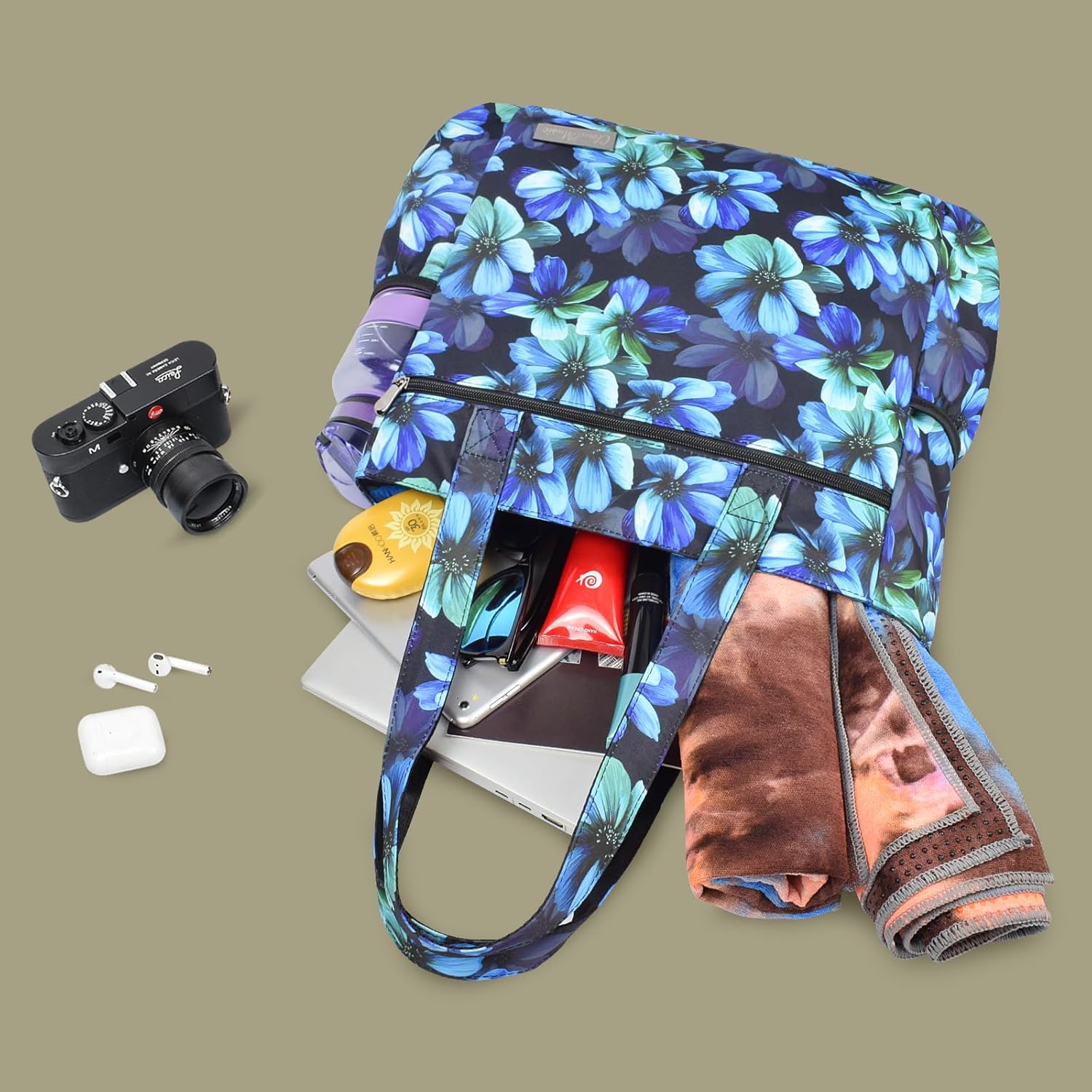 CLOUDMUSIC Shoulder Tote Bag For Nurses Teachers Work Gym Travel Beach Women With Large Capacity Waterproof - Image 7