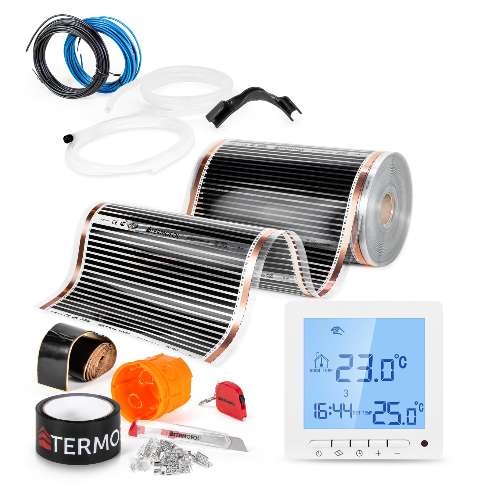 Électrique Parquet Stratifié Chauffage par le Sol 150W Set