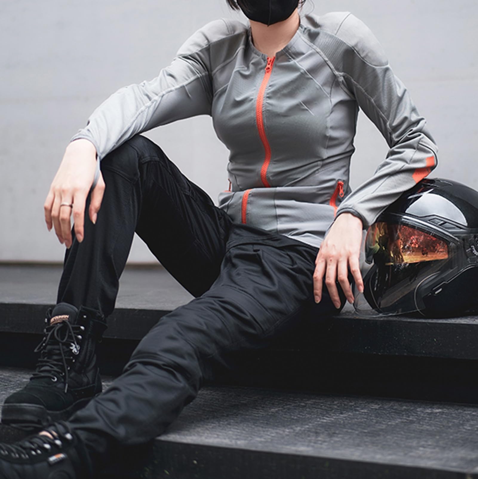 Chaqueta De Moto De Malla Equipo De Protección Extraíble/con Cinta Reflectante Chaqueta De Equitación De Alta Visibilidad Con Protección for Hombre(Green,XXL)