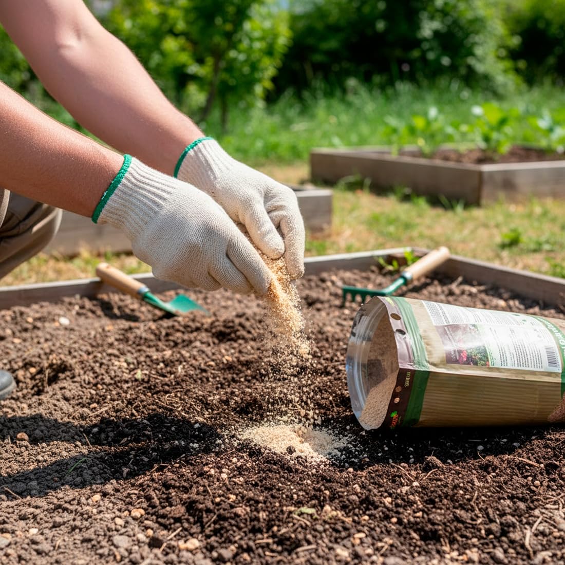 CULTIVERS Roche phosphatée 20 kg – Apport naturel en phosphore, calcium et fer – 100% écologique – Préparation du sol avant et pendant la culture