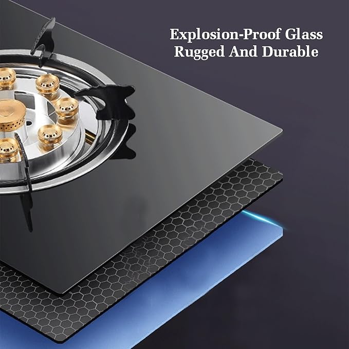 Estufa de Gas 1 Quemador 5.0KW con Vidrio Templado y Protección de Apagado miniatura 5