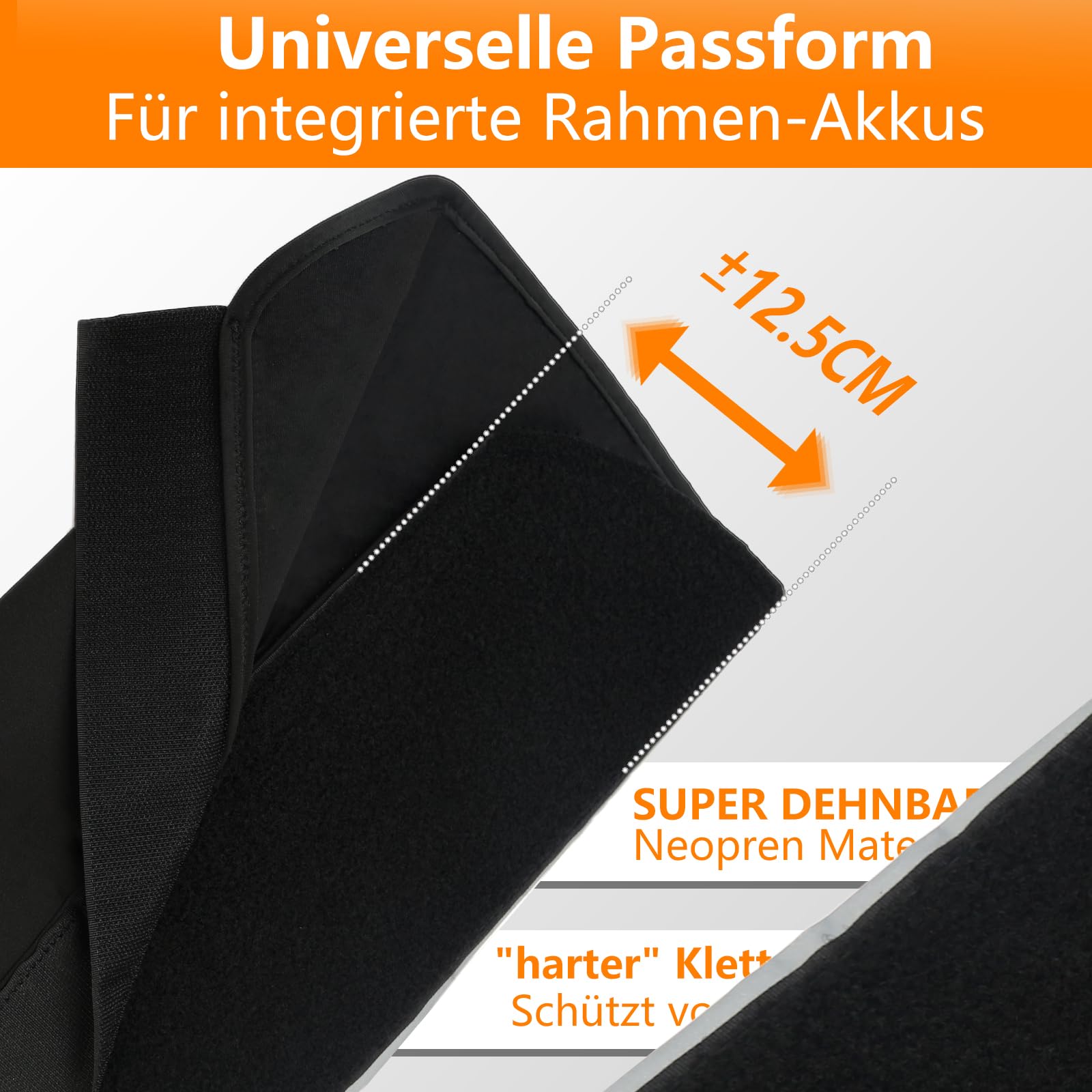 Custodia Protettiva In Neoprene Per Batteria E-Bike – Riflettente, Antifreddo E Antigraffio, Universale - 4