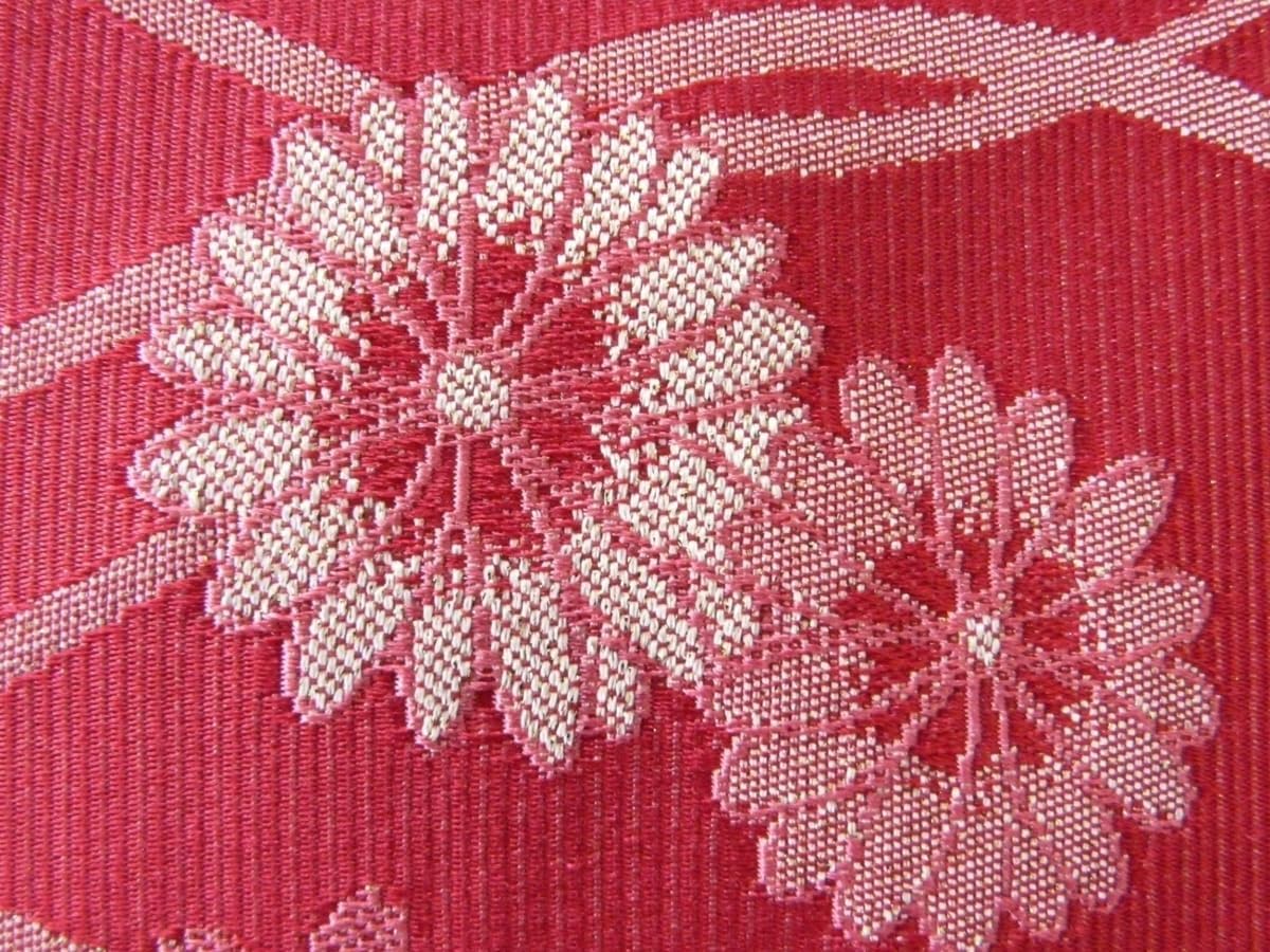 白山工房 紗 夏着物 正絹 証紙付 牛首紬 全通 袋帯 5828 牛首紬】白山