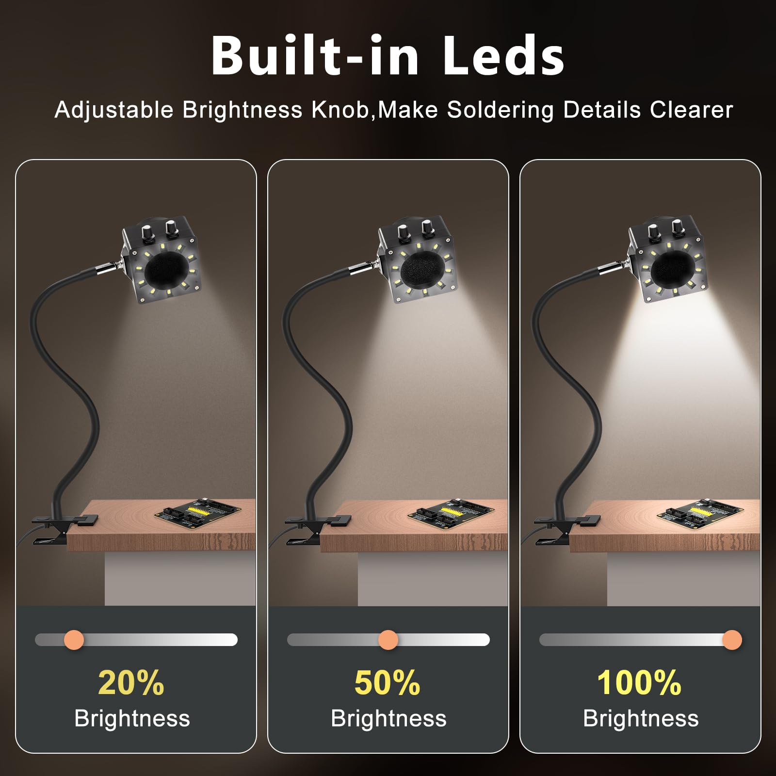 Treedix Solder Fume Extractor - LED & Filter -2