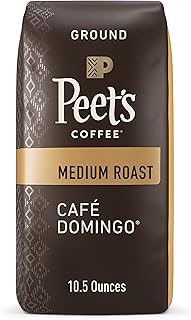 Peet's Coffee, Medium Roast Ground Coffee - Cafe Domingo 10.5 Ounce Bag