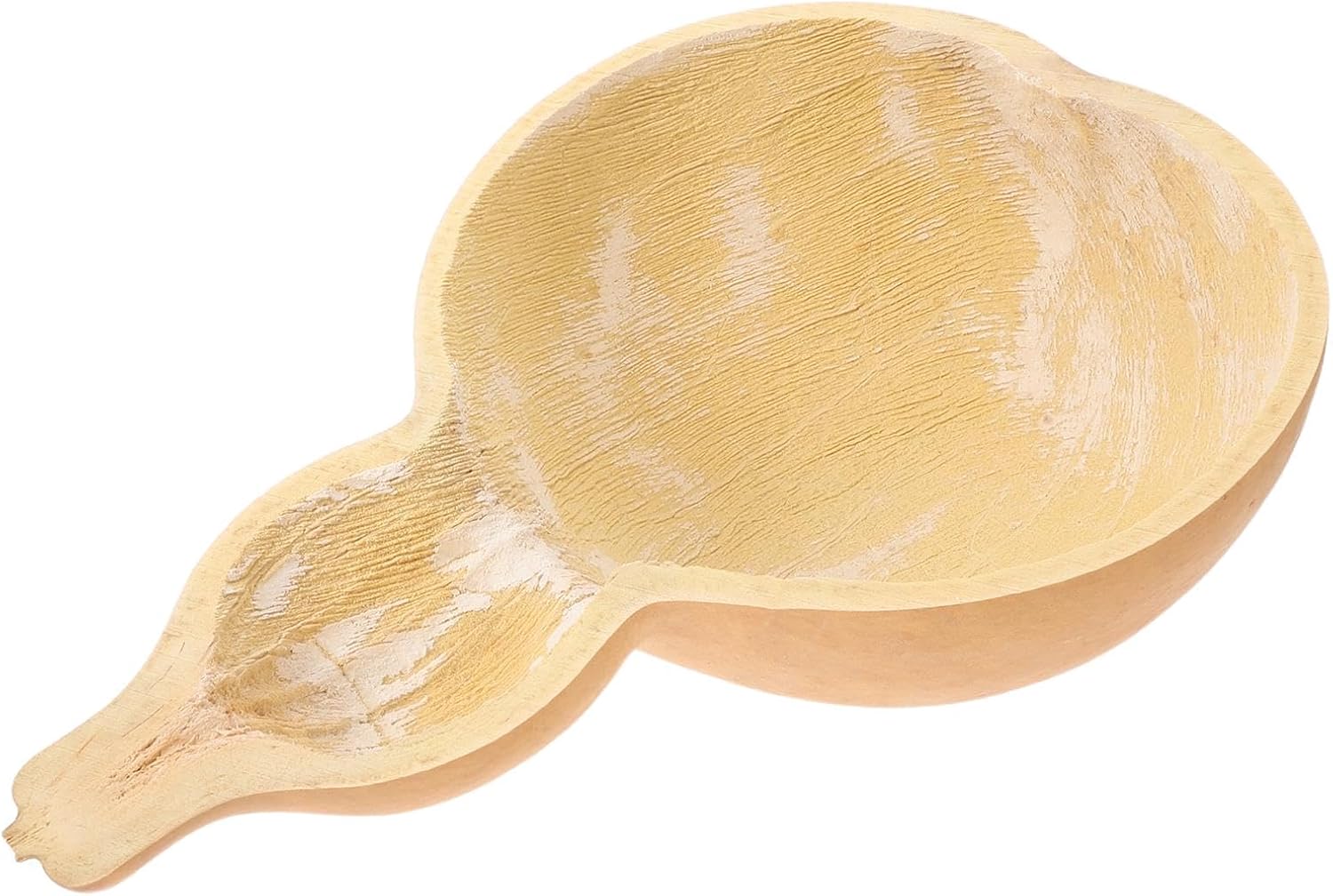 KICHOUSE Gourd Bowl for Crafts - Natural Dried Gourd Half Bowl - Decorative Rustic Handcrafted Centerpiece for Home Décor Rituals and Table Food Serving