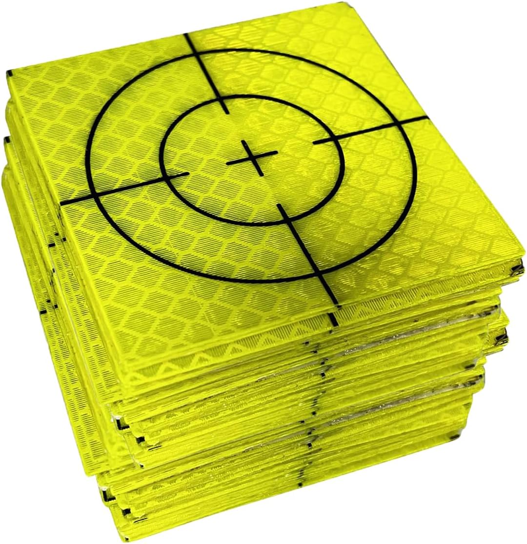 100PCS 30MM /40MM/ 50MM/ 60MM Reflector Targets for Total Stations Green