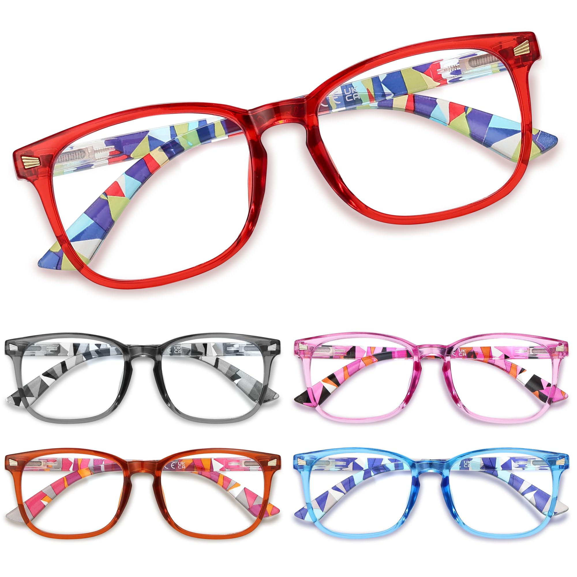 CCVOO Lesebrille für damen und herren mit blaulichtfilter - Augenoptik Brille Lesehilfe für Damen Herren