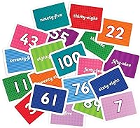 Vista 3 de Little Wigwam Números 1 a 100 tarjetas didácticas - Juego completo de 100 tarjetas didácticas de aprendizaje temprano