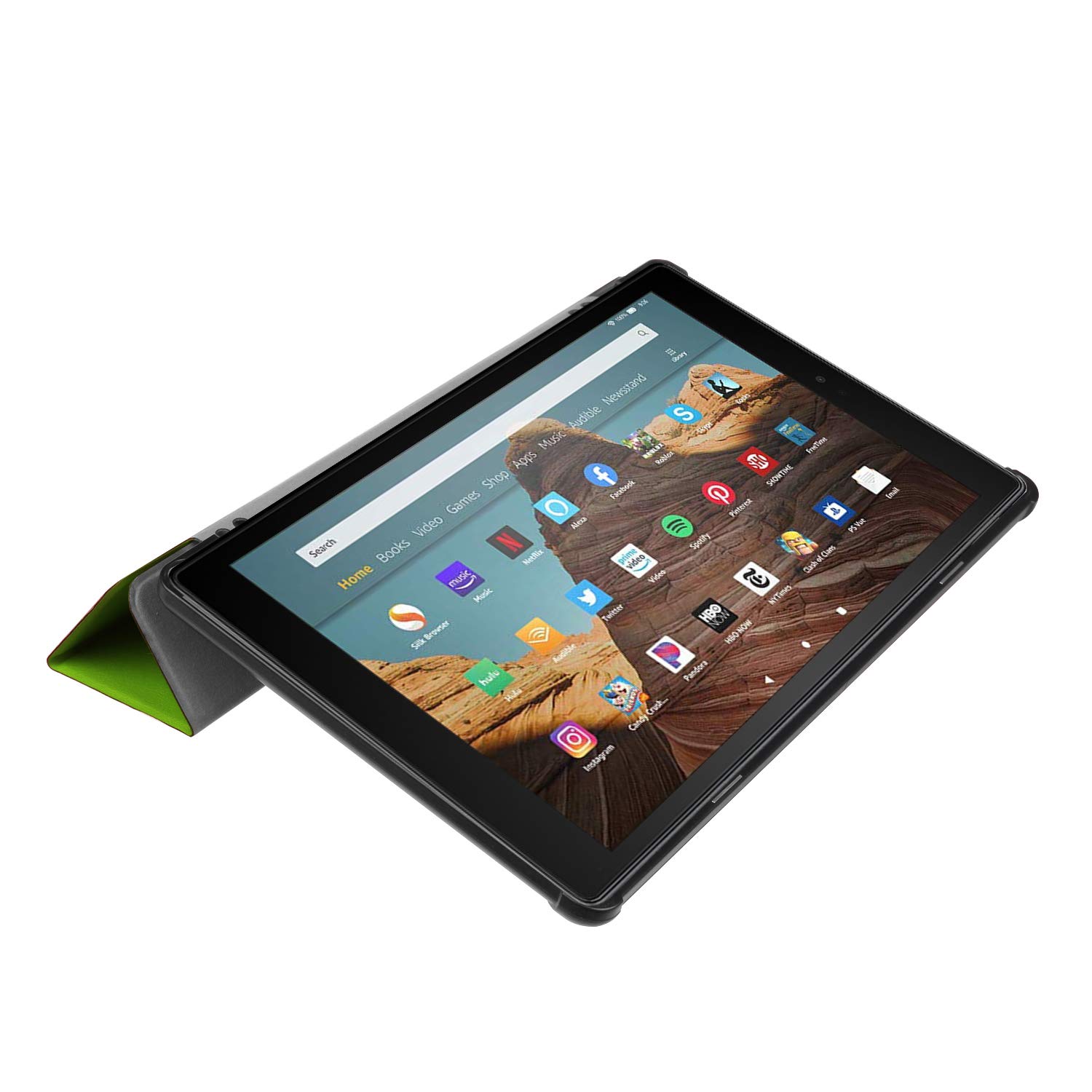 SaniMore For Amazon Fire Max 11 Tablet Case 11 Inch, Auto Sleep/Wake, Folio Slim Rugged PC Cover Support Tri-Fold Kickstand Droop Proof Tablet Case For Amazon Fire Max 11 2023, Cat