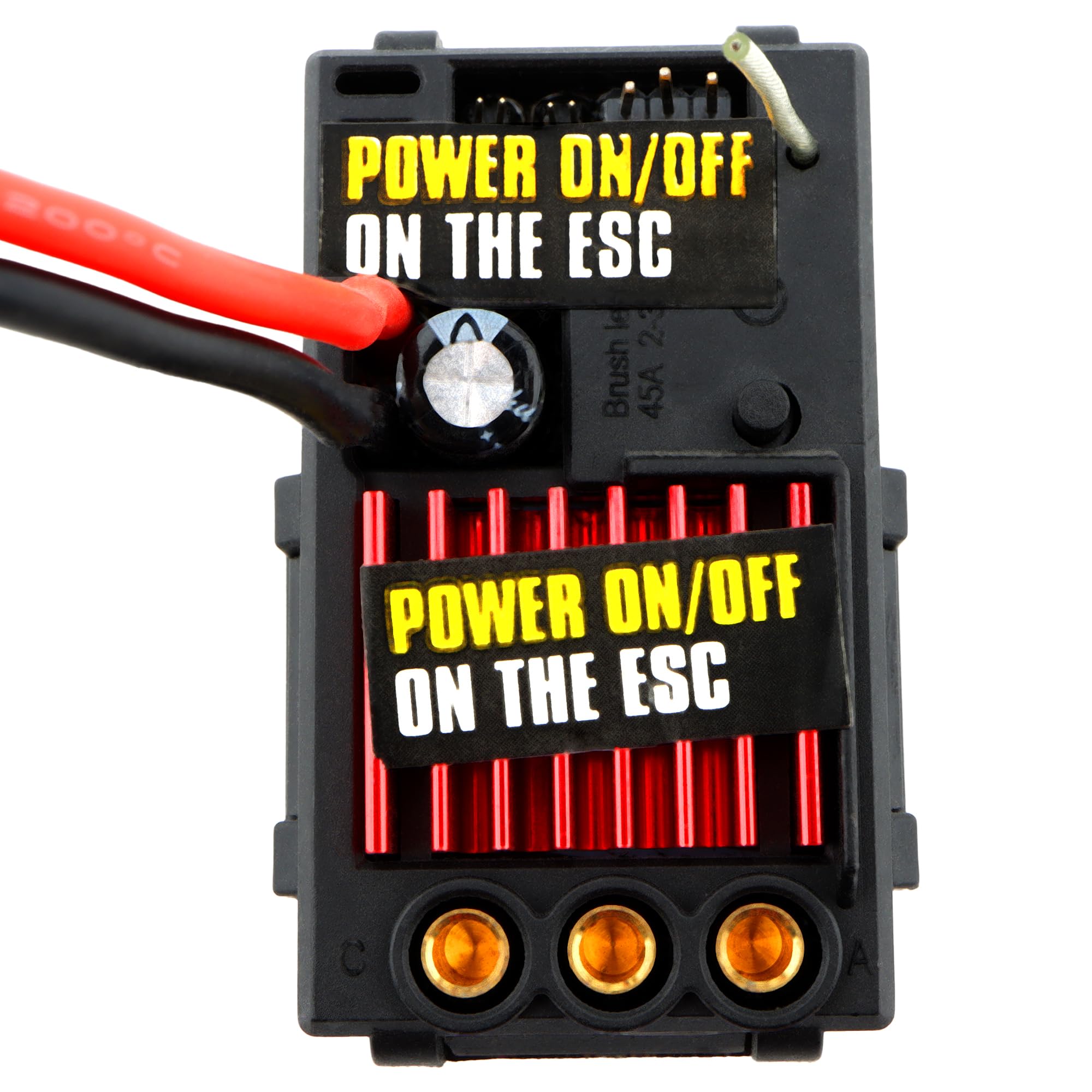 GDOOL PX9200-55 45A Brushless ESC Receiver RC Car Accessories Spare Parts for 200E 210E 1:10 Scale Brushless RC Cars Trucks Vehicle