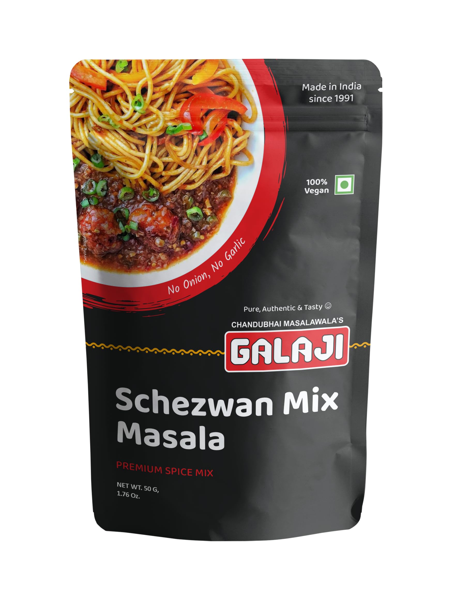 Galaji Schezwan Mix Masala 50 Grams Homemade Powdered | for Healthy Cooking | Ready to Cook | All Seasonings Spices | Pure & Hygiene | Spice Mix (B01J7YGMLK) Amazon Price History, Amazon Price Tracker