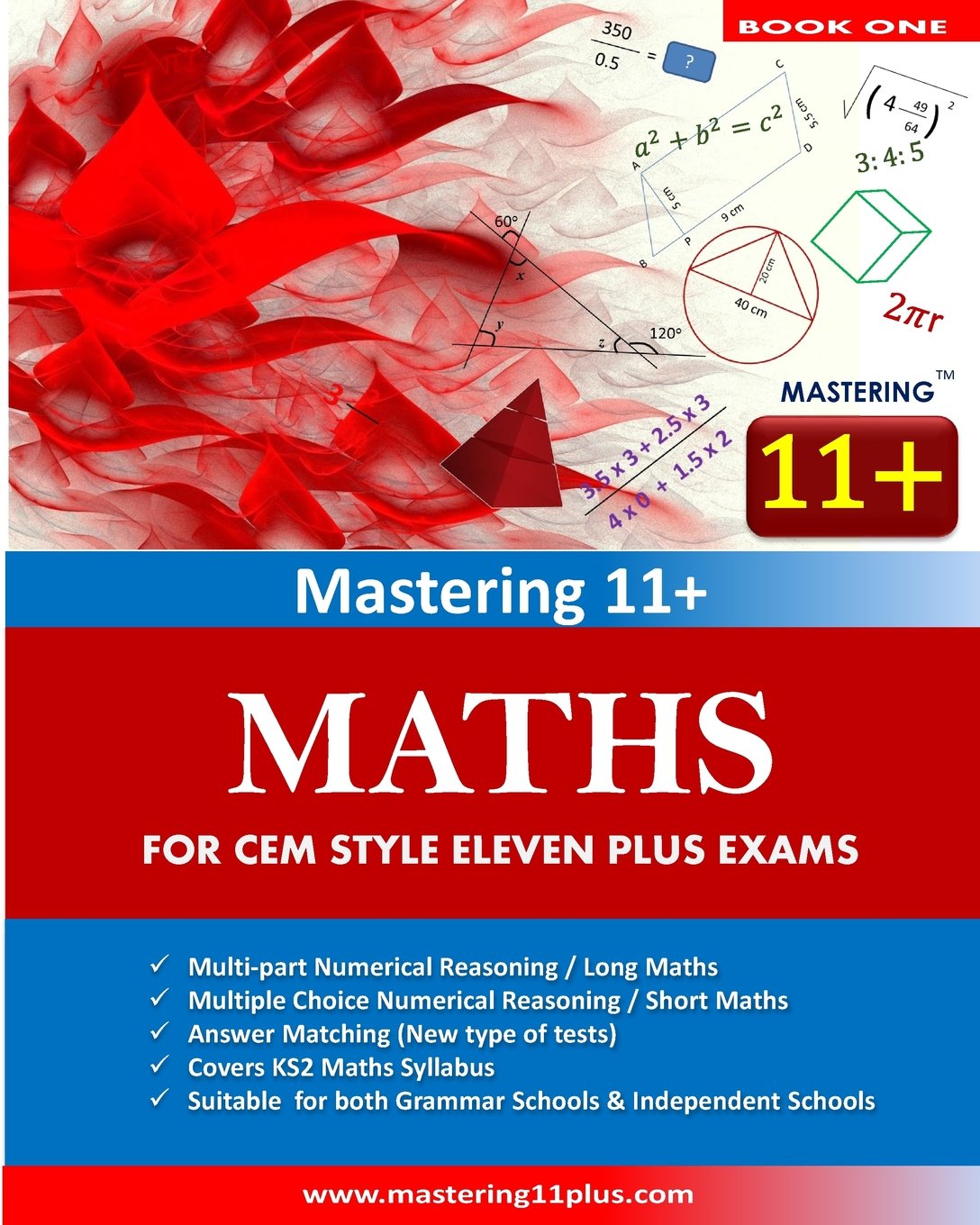 Mastering 11+ : Maths / Numerical Reasoning - Practice Book 1,as