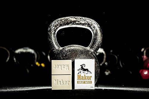 Miniatura 8 de MAKOR GRIPWAX - Barra de dominadas todo en uno con potenciador de agarre de 2.12 oz, anillos, pesas rusas, mancuernas para crossfit, F45, Hyrox,