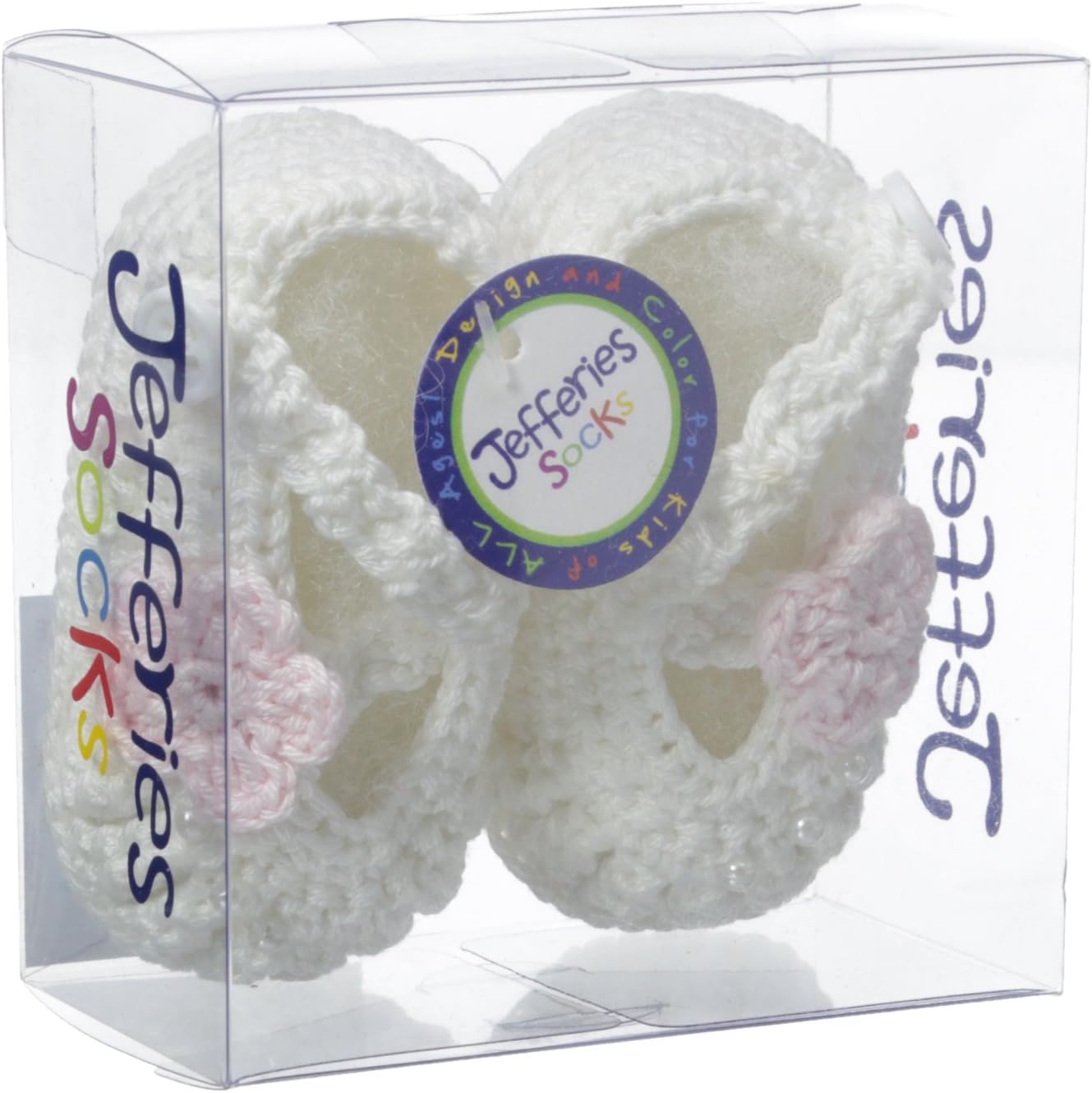 Jefferies Socks Baby-Girls Newborn Delicate Flower Crochet Bootie