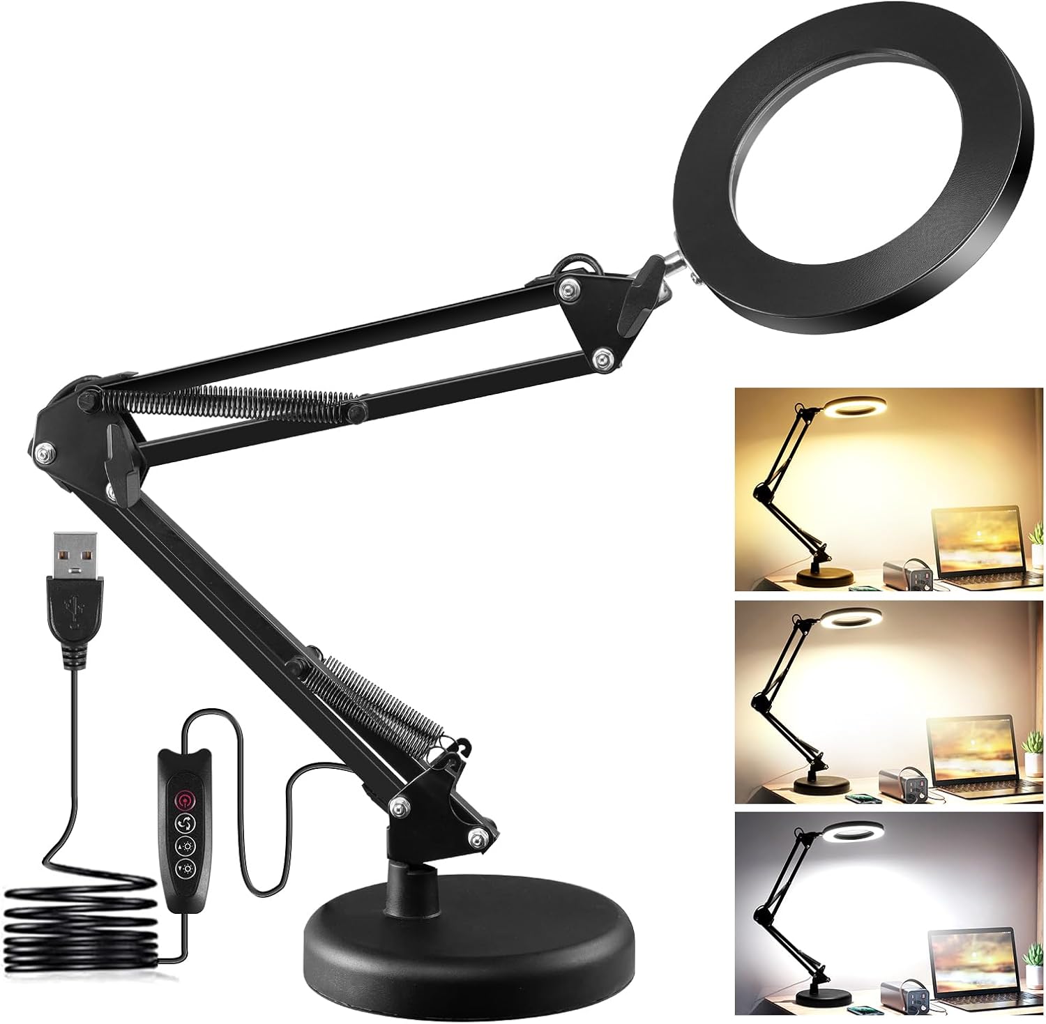 Standlupe Mit Licht 10 Fach