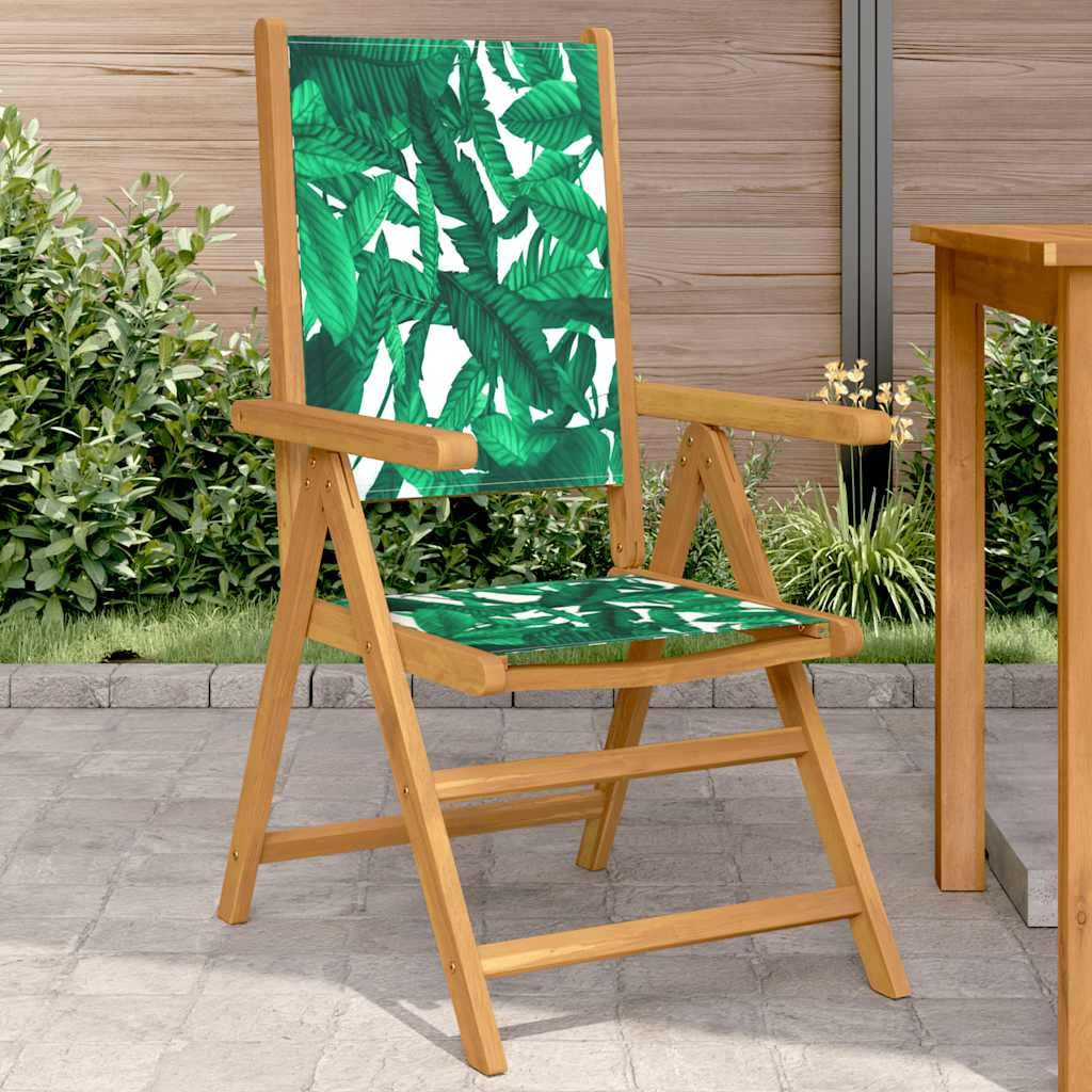 2er Set Gartenstühle Klappbar Akazienholz Massiv Grün