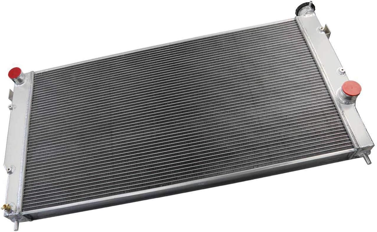 ALLOYWORKS 4 Row Full Aluminum Cooling Radiator for 1994-2002 Dodge Ram 2500 3500 5.9L L6 Turbo Diesel