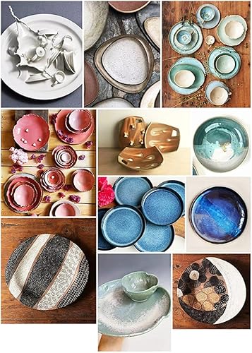 Miniatura 4 de Moldes ovalados de cerámica para formar moldes de cerámica de madera con geometría concéntrica para pistas de barro, herramientas de cerámica, placa