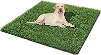 SSRIVER Dog Grass Pad 51.2x31.5in - Realistic Fake Grass Pee Pad for Puppy Potty Training, Indoor Outdoor Use