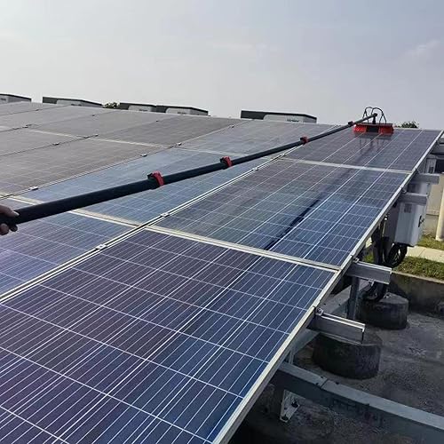 Miniatura 5 de USGitke Limpieza de ventanas con poste de extensión cepillo telescópico alimentado por agua kit de poste alimentado por agua con manguera y sistema