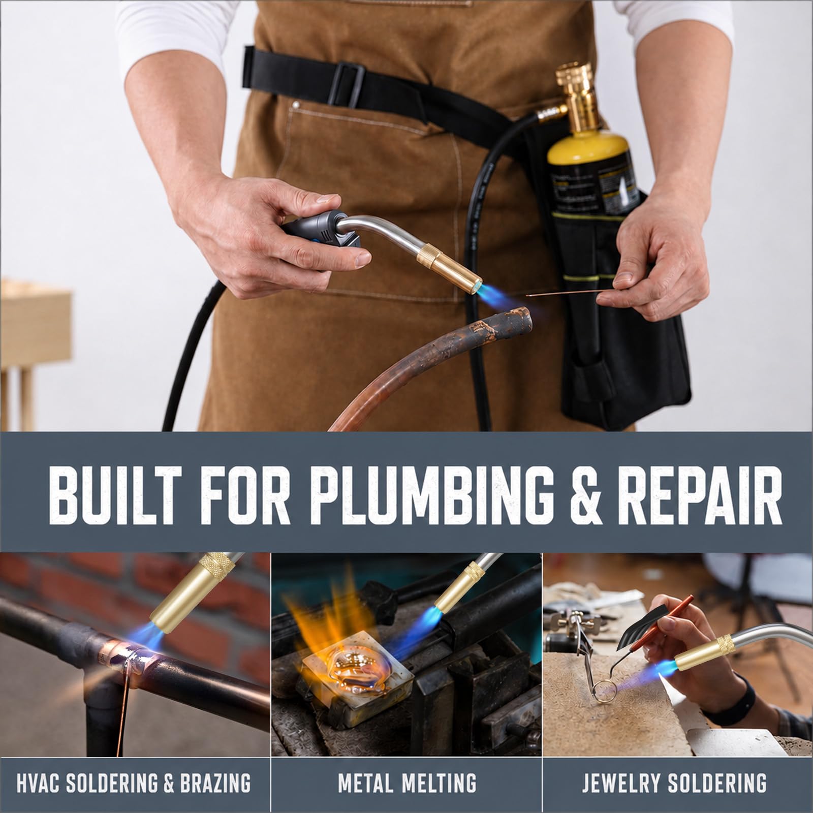 MAPP Gas Torch Kit - Welding & Brazing -5