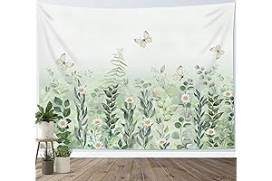 EOBTAIN Vintage Daisy Flowers Tapestry