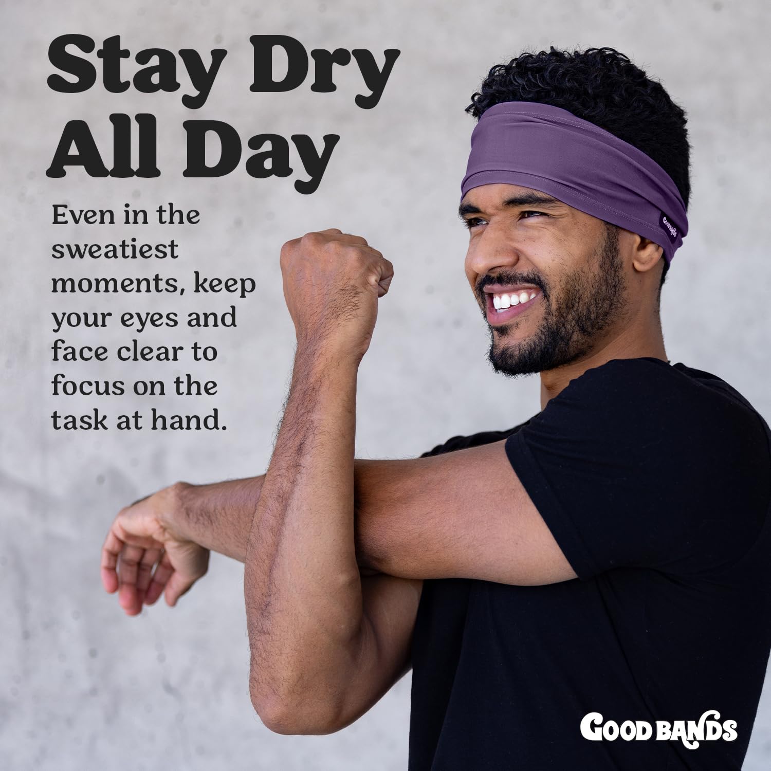 Banda para el sudor para hombres y mujeres, diadema antideslizante unisex que absorbe la humedad y elimina el exceso de sudor, duradera y duradera, correr, deportes, gimnasio