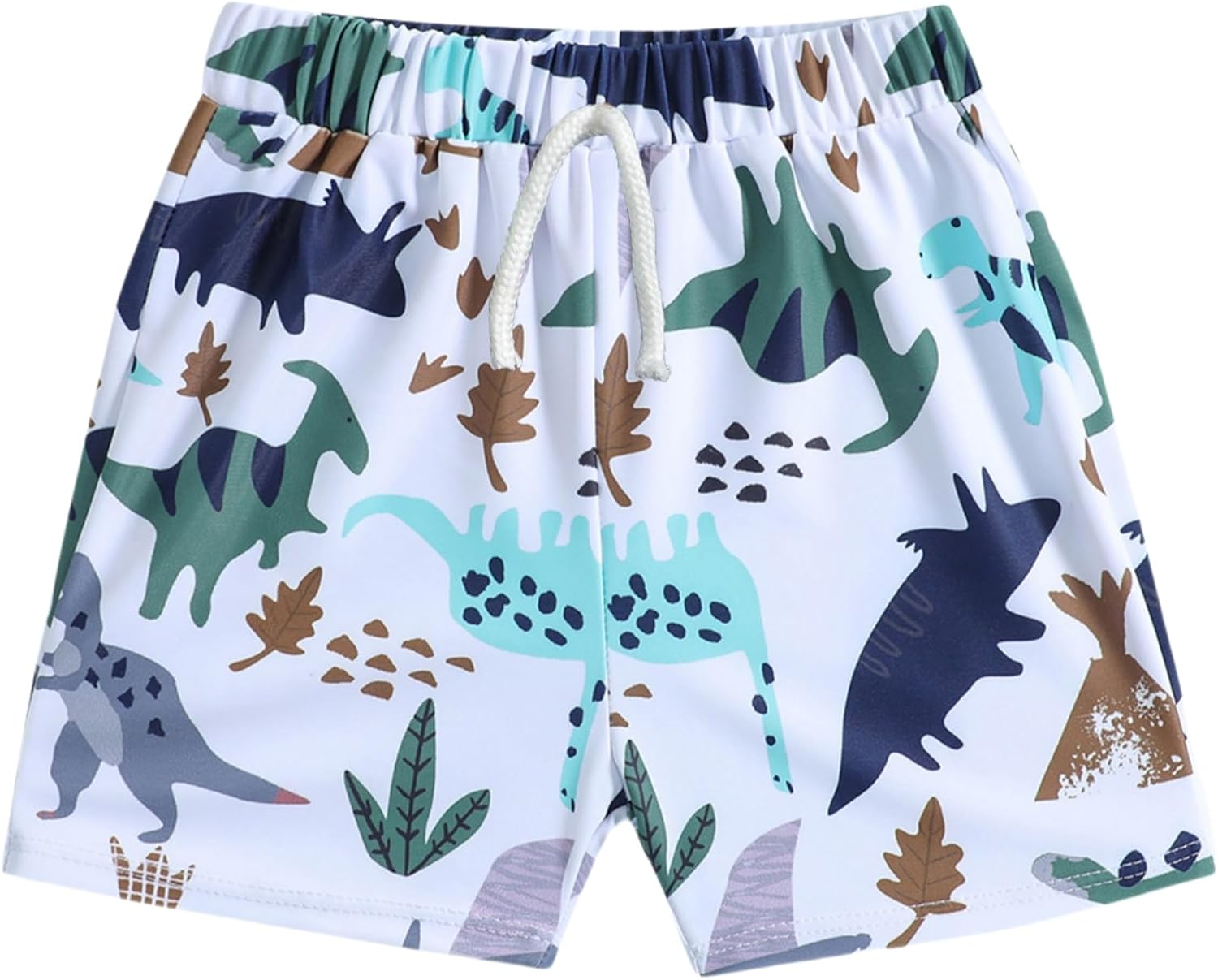 Ohrwurm Baby Boy Swim Trunks Cartoon Print Elastic Waist Swimming Shorts Beach Board Bathing Suit Swimwear