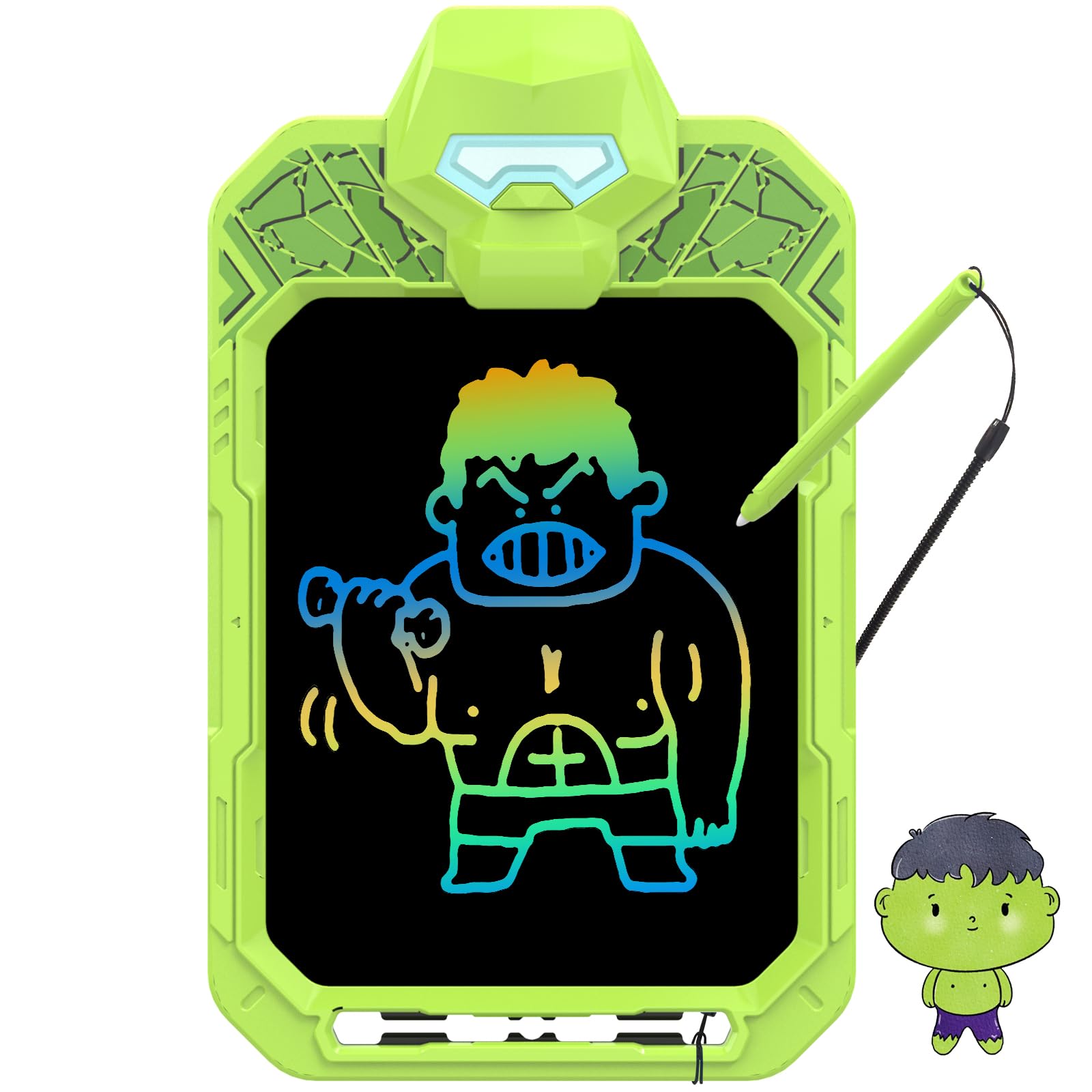 BUKEBU LCD Writing Tablet Doodle Board 10 Inch, Colorful Drawing Pad, Electronic Drawing Tablet, Drawing Pads,Travel Gifts for Kids Ages 3 4 5 6 7 8